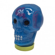 Детский антистресс-слайм Череп Skull 80174, 100 мл (Голубой)
