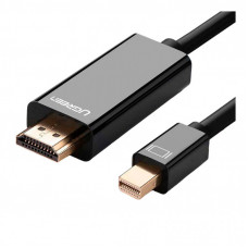 Кабель мультимедийный miniDisplayPort M to HDMI M 1.5m MD101 4K black Ugreen (20848)