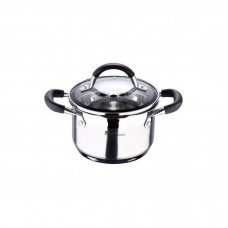 Кастрюля MasterPro Foodies collection висока з кришкою 1,8 л (BGMP-1504-BK)