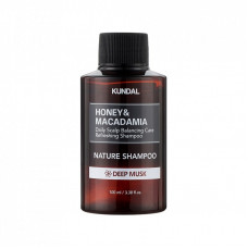 Шампунь Kundal Honey & Macadamia Nature Shampoo Baby Powder 100 мл (8809568740517)