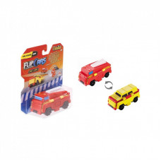 Машина Flip Cars 2 в 1 Пожарный автомобиль и внедорожник (EU463875-05)