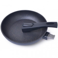 Сковорода Fissman Cosmic Black Ø24см зі знімною ручкою (55352)