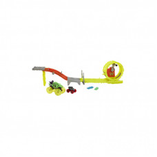 Автотрек Hot Wheels Power smashers Monster Trucks Заряжай и преследуй (HXT05)
