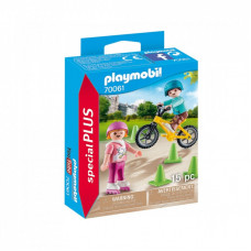 Конструктор Playmobil Дети на велосипеде и роликах (6336479)