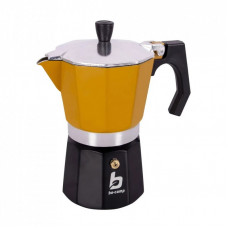 Гейзерная кофеварка Bo-Camp Hudson 3-cups Yellow/Black (2200518)