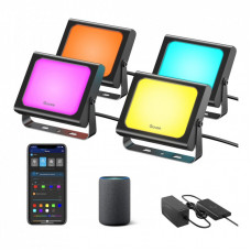 Светильник Govee H7060 LED Smart Flood Lights, 4pcs, RGBICWW, Wi-Fi/Bluetooth, Black (H7060311)