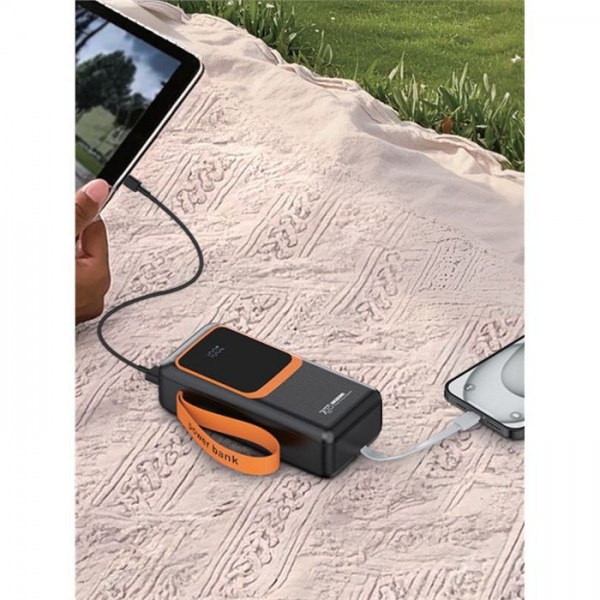 Внешний аккумулятор Power bank 7GO GPW-08 30000mAh PD22,2W+QC3.0 батарея быстрая зарядка Чёрный (130752)