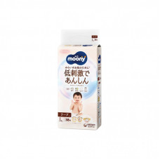 Подгузники Moony Natural L 9-14 кг, 38 шт (4903111242030)