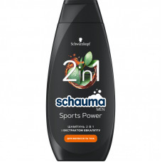 Шампунь Schauma Men Sports Power 2 в 1 с экстрактом эвкалипта 400 мл (9000100860246)