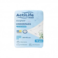 Пеленки для младенцев ActiLife Med Super 60 х 90, 10 шт (4820174981433)