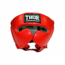 Боксерский шлем Thor 716 XL ПУ-шкіра Червоний (716 (PU) RED XL)