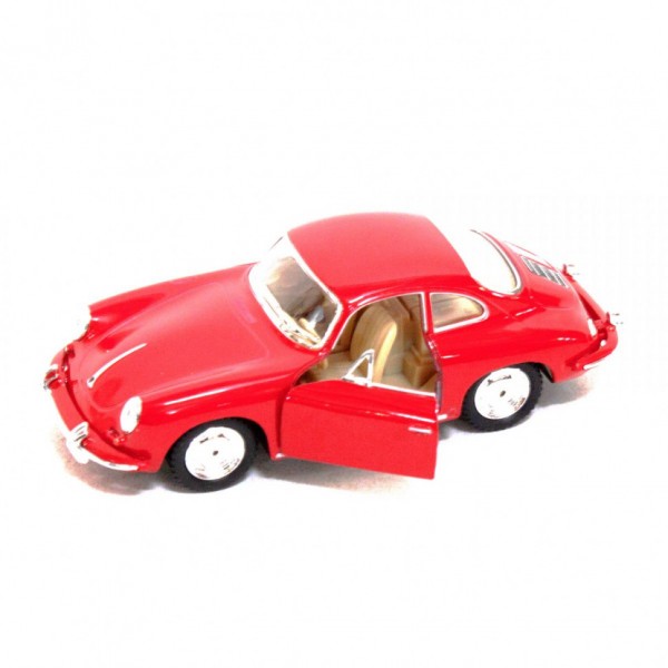 Коллекционная игрушечная модель Porsche 356B Carrera KT5398W  инерционная (Красный)