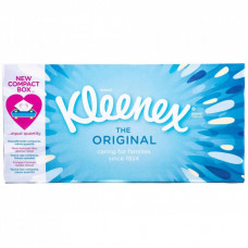 Серветки косметичні Kleenex Original 3 шари в коробці 70 шт. (5029053039978)