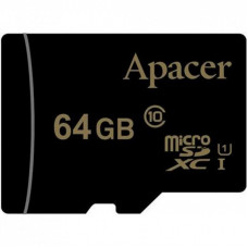 Карта памяти Apacer 64GB microSDXC Class10 UHS-I (AP64GMCSX10U1-RA)