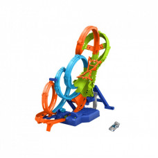 Автотрек Hot Wheels Безумные виражи и петли (HXR70)