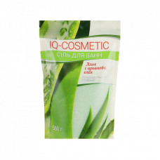 Соль для ванн IQ-Cosmetic Алоэ и аргановое масло 500 г (4820049382501)