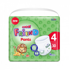 Подгузники GOO.N Friend Размер 4 (9-14 кг) 30 шт (8697404380610) (F1010117-001)