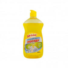 Средство для ручного мытья посуды San Clean Лимон 500 г (4820003540275)