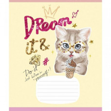 Тетрадь ученическая "I love you" 012-3295K-5 в клетку, 12 листов