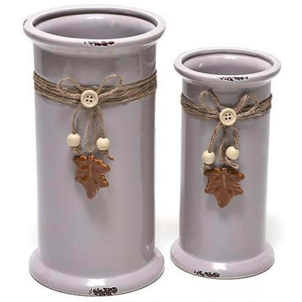 Керамічна ваза Shabby Chic Ø10см, висота 19см (112172) Керамічна ваза Shabby Chic Ø10см, висота 19см (112172)