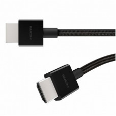 Кабель мультимедийный HDMI to HDMI 2.0m v.2.1 8K/60Hz 48Gbps Ultra High Speed Belkin (AV10176BT2M-BLK)