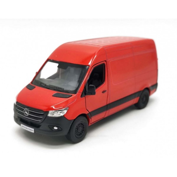 Игрушечная модель Автобуса MERCEDES-BENZ Sprinter KT5426W инерционная (Красный)