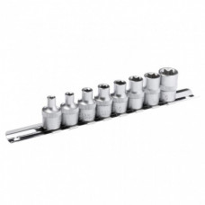 Набор головок TORX 8 ед, E5-E16, 3/8" INTERTOOL ET-6015 (107372)