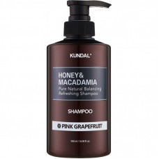 Шампунь Kundal Honey & Macadamia Shampoo Pink Grapefruit 500 мл (8809568740401)