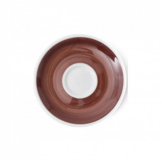 Блюдце Ancap серія Verona Millecolori 12 см Brown для серій "Verona/Torino/Roma Millecolori Hand Painted" (34408)