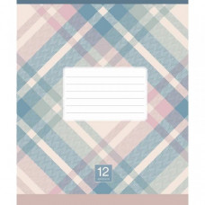 Тетрадь ученическая "Plaid pattern" 024-3345K-3 в клетку, 24 листа
