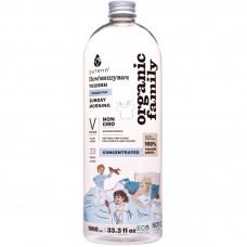 Кондиционер для белья Purenn Organic Family Sunday Morning смягчитель для сохранения цветов и волокон тканей с Алоэ 1 л (4751024880456)
