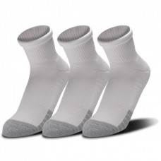 Носки Under Armour 1353262-100 Heatgear Quarter 3 пари Білий LG (192811960434)