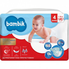Подгузник Bambik Maxi 4 (7-18 кг) 45 шт (43405400)