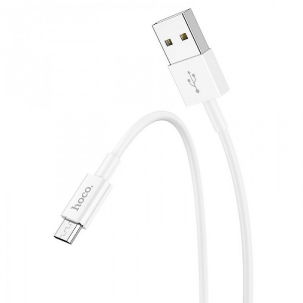 Кабель для зарядки USB на Micro-USB HOCO X64 Lightweight Белый (38782)
