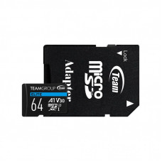 Карта памяти Team 64GB microSDXC class 10 UHS-I U3 V30 A1 Elite (TEAUSDX64GIV30A103)
