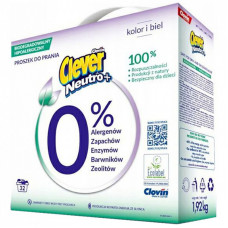 Стиральный порошок Clever Neutro + Color & White 1.92 кг (5900308779835)