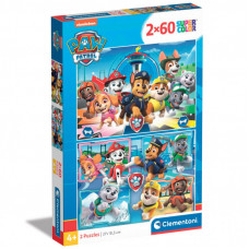 Пазл Clementoni 2 в 1 Paw Patrol, 2 по 60 элементов (21617)