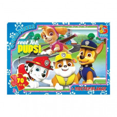 Пазлы детские "Paw Patrol" Щенячий патруль PW0841, 70 элементов