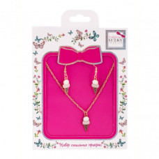Бижутерия детская 2 в 1 Ice-Cream Fashion T24607 серьги + подвеска