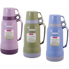 Термос Kamille Glass Nigella 1800мл дзеркальна колба і 2 чашки (127292)