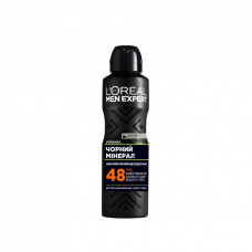 Антиперспирант L'Oreal Paris Men Expert Черный минерал спрей 150 мл (3600523916740)