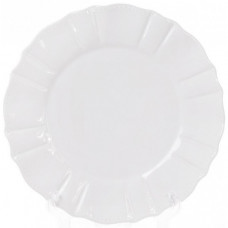 Набір 6 обідніх тарілок Leeds Ceramics SUN Ø26см, кам'яна кераміка (білі) (110592)