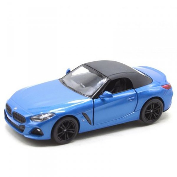 Машинка инерционная "BMW Z4" KT5419W масштаб 1:36  (Синий)