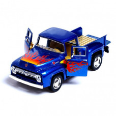 Машинка металлическая инерционная Pickup FORD F-100 (1956) Kinsmart KT5385FW 1:38 (Синий)