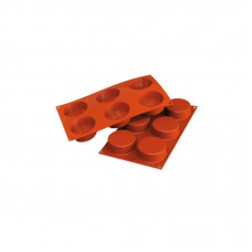 Форма для выпечки Silikomart "Циліндр" 70 mm h27 , 6 x 103,5 ml (SF205/C)