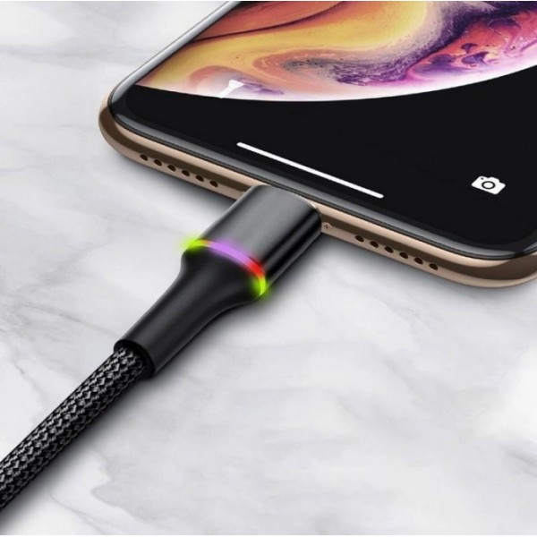 Кабель Baseus Halo Data Lightning 2.4A 1 м (CALGH-B01) Чёрный Оригинал (38792) Кабель Baseus Halo Data Lightning 2.4A 1 м (CALGH-B01) Чёрный Оригинал (38792)