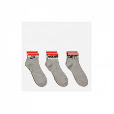 Носки Nike U NK NSW EVERYDAY ESSENTIAL AN 3PR DA2612-050 34-38 3 пари Сірі (194958590932)