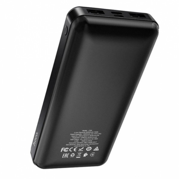 Внешний аккумулятор Power bank HOCO J72A 20000mAh Повербанк для телефона / Павербанк Черный (130892)