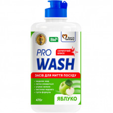 Средство для ручного мытья посуды Pro Wash Яблоко 470 г (4260637723895/4823128001065)