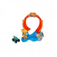 Автотрек Hot Wheels Monster Trucks Монстро-атака акулы (JFR08)